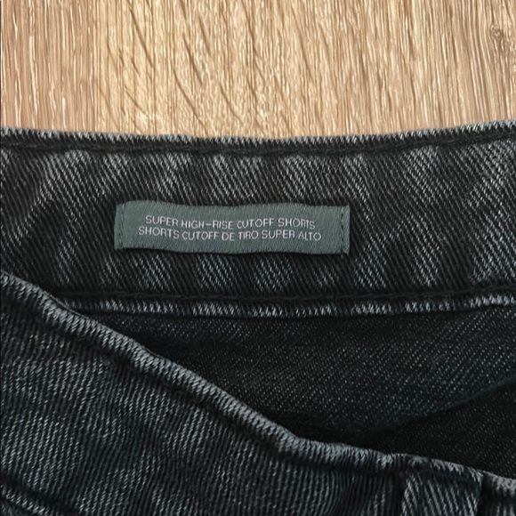 Wild Fable Black Distressed Jean Shorts - Picture 3 of 5